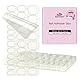 600PCS Nagelkleber Aufkleber, EBANKU 20 Blatt Nagel Klebepads,Doppelseitiges Gelee Nagel Klebepads Transparent Press On Nails klebepads für Nagelstudiozubehör Maniküre,15 Größen