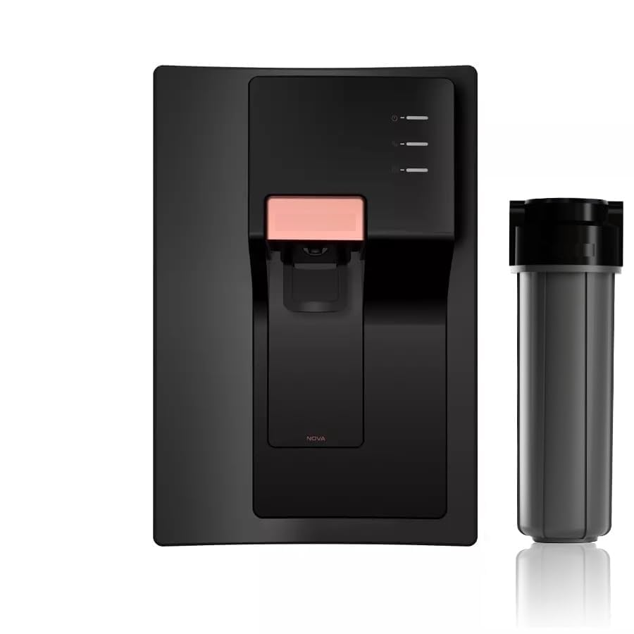 Image of Aquaaguard Aspire Nova UV+UF With 2X Active Copper Wall & Table Mount 6.2 Litre Water Purifier (Black) With Mega Sediment Filter