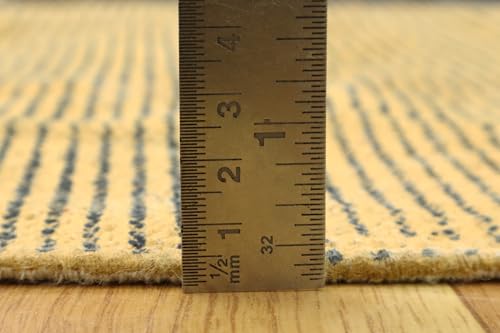 Tapis de qualité supérieure pur coton marron noir 2x3