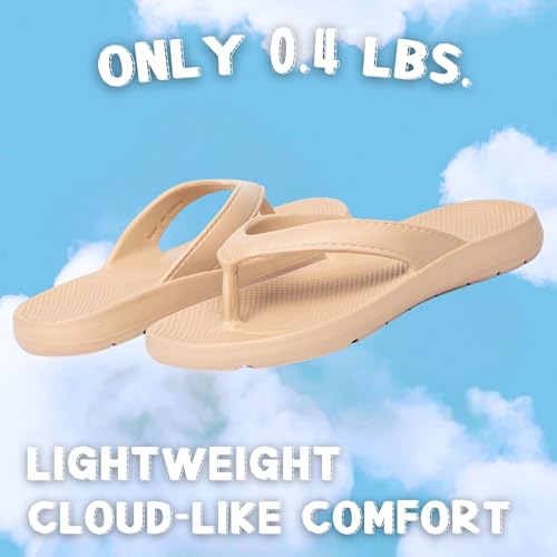 EVA Soft Comfort Flip-flops Sandals for Women and Men Slides Sandals for Women Cloud Flip-flops Slippers with Thick Sole Non-Slip Indoor and Bathroom Sandals for Ultimate Comfort2