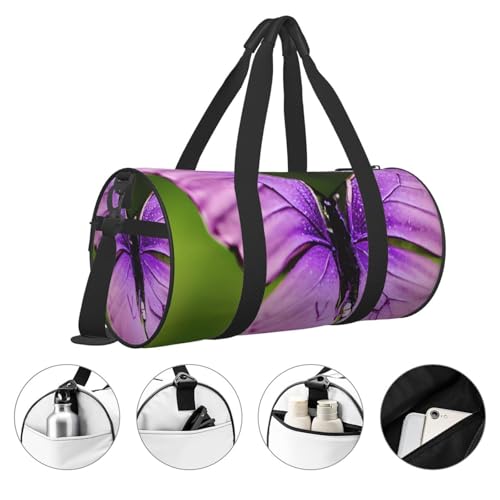 Charming Butterfly Duffle Bag for Men Women - Carry on Overnight Bag Travel Duffel Tote Bags Yoga Gym Bags Waterproof Weekender Bag Large Luggage Bag with Adjustable Strap4