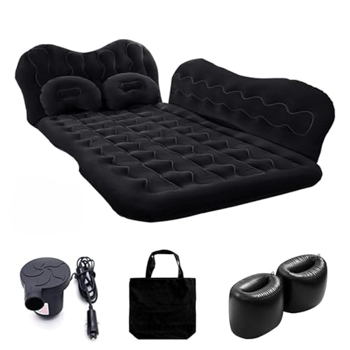 The AutoStory Car Air Mattress - Inflatable Travel Bed with Pump & 2 Pillows, Portable & Comfortable for Camping, Road Trips, Sleeping, Outdoors, Back...