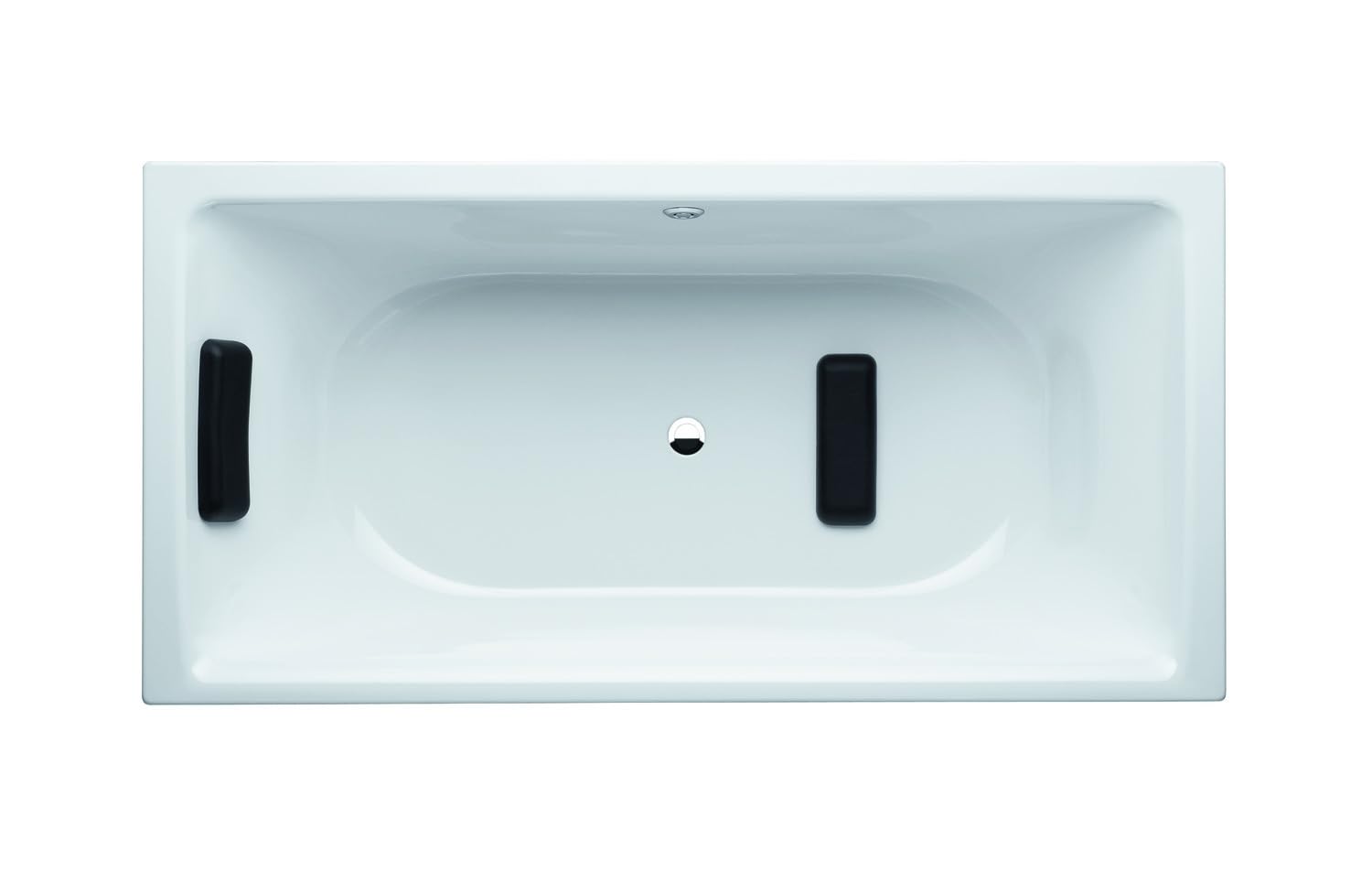 BetteRelax Relax cojín de baño/cojín cervical, 2 piezas, B57-0210, Color: Blanco