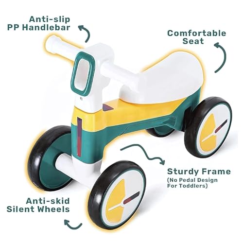 Image of Glider Max Toddler Ride-On Balance Bike 1-3 Years | Musical Kids Balancing Bike with LED Lights | Safe & Stable Indoor Ride-On Toy for Boys & Girls | 20 kg Max Load |KB-021|.