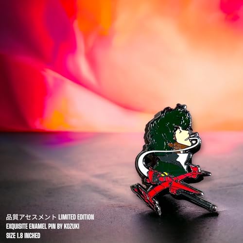 Image of Cowboy bebop Pin Enamel Spike Pin Enamel Cowboy bebop poster Pin Spike enamel Pin cowboy bebop manga pin