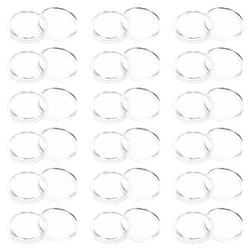 Operitacx 100 Pcs 22mm Coin Collector Cases