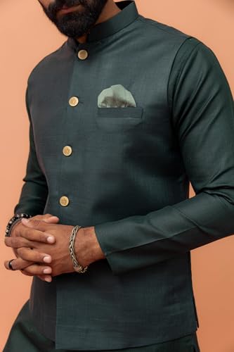 Men's Jacket - Traditional Indian Ethnic Wear for Men - Ideal for Weddings, Festivals & Celebrations2