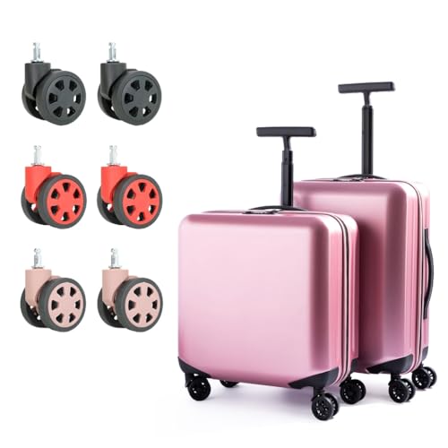 Replacement Quiet Versatile Wheels 1 Pair for Luggage - Smooth Rolling & Easy to Install3