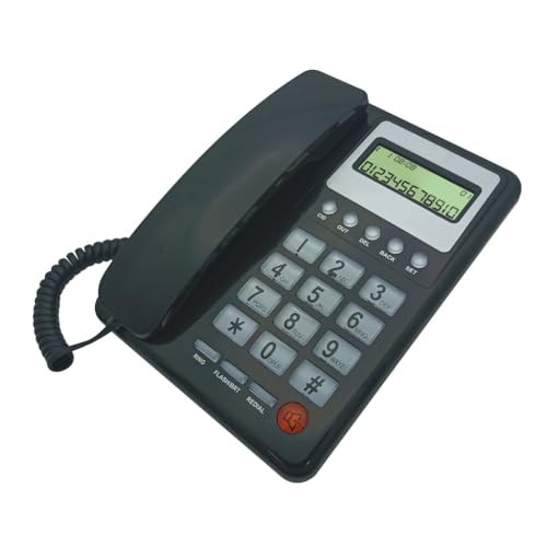 Téléphone fixe filaire à gros boutons : ne manquez plus aucun appel de vos proches