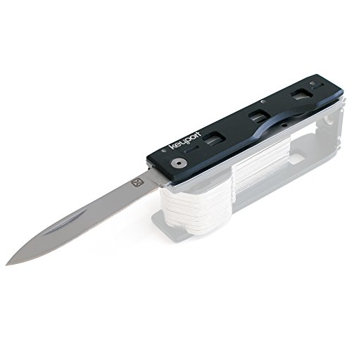 Keyport Pocketknife Module - Drop Point Blade Profile with Slip Joint Blade Lock - Exclusively for Keyport Pivot, Slide 3.0 & Anywhere Tools (Black)