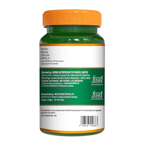 Image of Pure Nutrition Vitamin B1 Supplements (Thiamine Mononitrate) 1700 mcg | B1 Vitamin Thiamine Supplements Supports Energy, Brain, Heart & Muscle Health - 120 Veg Capsules