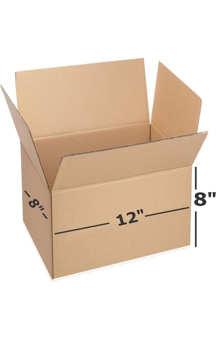 SAI PACKERS 3 Ply Brown Corrugated Box Packing box Size: 12x8x8 Length 12 inch Width 8 inch Height 8 inch Shipping box Courier Box (Pack of 10) (B0CDV344GF) Amazon Price History, Amazon Price Tracker