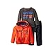 Nautica Baby Boys' 3 Piece Hoody Fleece Long Sleeve Tee Denim Pant Set