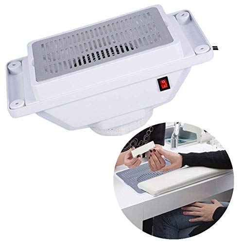 Aspirador Manicure Polvo Uñas para Manicura y Pedicura Herramienta Profesional Colector de Polvo para Limpieza de Uñas y Aspiradores con bolsa