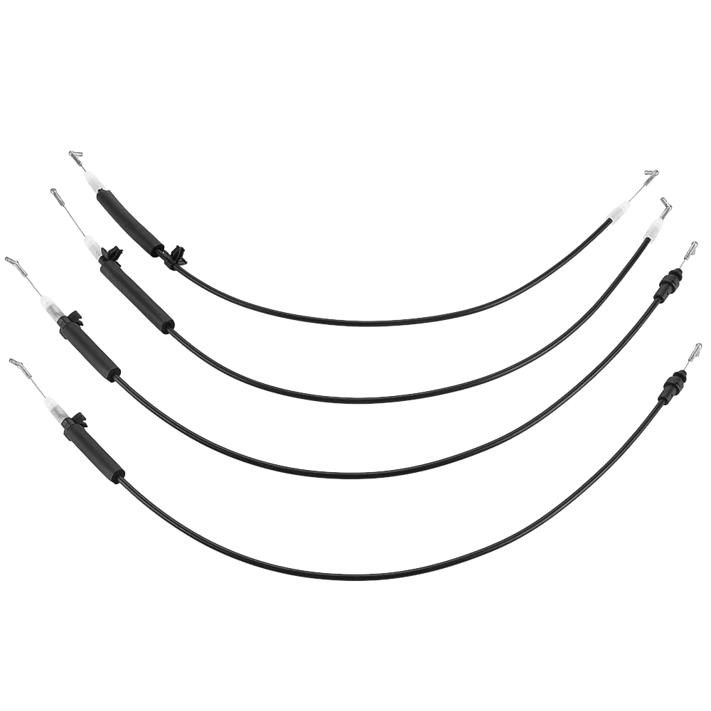 Front Left Right Interior Door Handle to Latch Cable Door Handle Latch Release Cable - Compatible for Honda Accord 2003-2007 - Replace Part 72171-SDA-A02 / 72631-SDA-A02 - Set of 4
