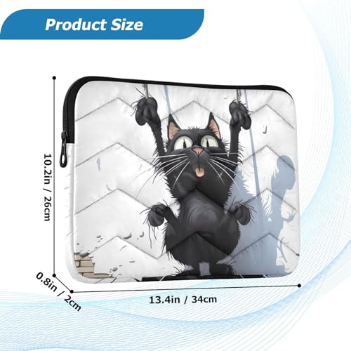 Funda para portátil 13-14 pulgadas impermeable diseño gato miniatura 3