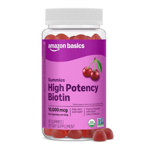 Amazon Basics Biotin 10 000mcg Gummy 90 Count