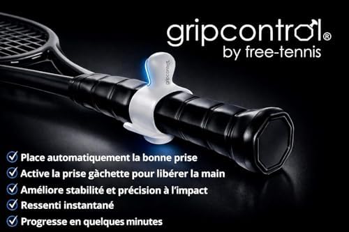 Pack Outils 1 (fingertoss,gripcontrol,Slap Fast) Équipement d'Entraînement de Tennis pour Adulte Adolescent Joueur Débutant | Accessoires d’Auto-entraînement au Tennis |Tennis Trainer