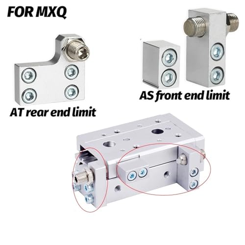 Rail de guidage à double maillon MXQ16-B pour vérin pneumatique