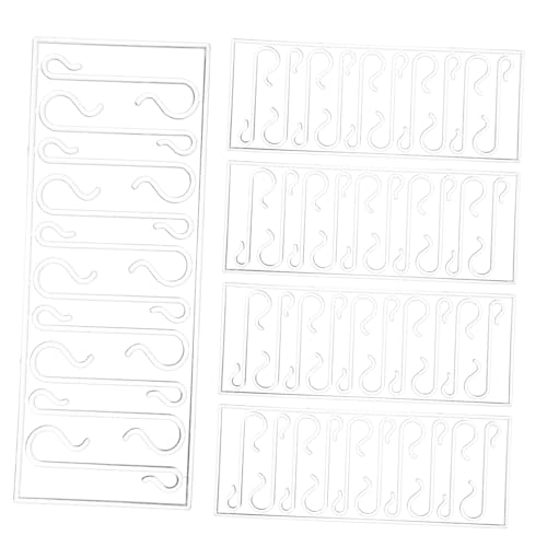 VALICLUD 400pcs Mini Plastic Ornament Hooks for Christmas Tree Hanging Hooks Hangers for Holiday Decorations Baubles and Home Decor