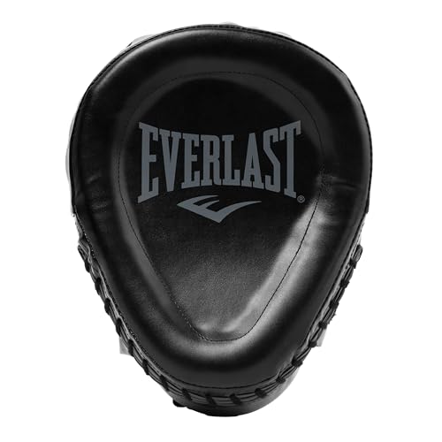 Everlast Powerlock Focus Mitts Punch, Unisex-Adult, Black, L