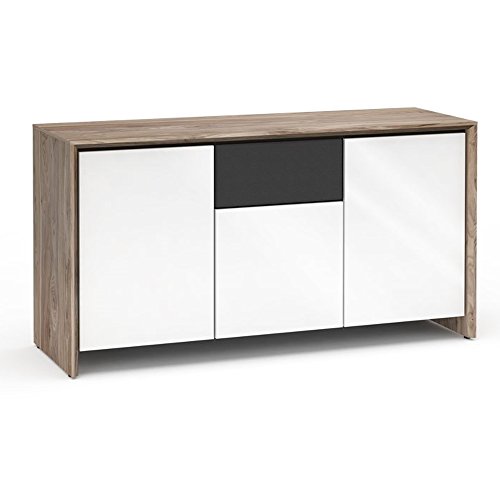 Salamander Chameleon Collection Barcelona 336 Triple Speaker Integrated Cabinet (Natural Walnut with Gloss White Doors) Salamander Chameleon Collection Barcelona 336 Triple Speaker Integrated Cabinet (Natural Walnut with Gloss White Doors)