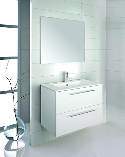Aquamoon Valencia Modern Bathroom Vanity – 2 in 1 Sink and Vanity Combo