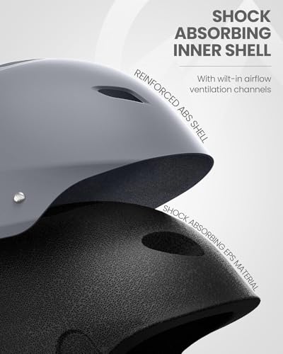 Image of OutdoorMaster Kelvin Ski Helmet - Snowboard Helmet for Men, Women & Youth (Gray,M) | Ski & Snowboard Use,Fits Men,Women & Youth,ASTM Certified Impact Protection,Adjustable Ventilation