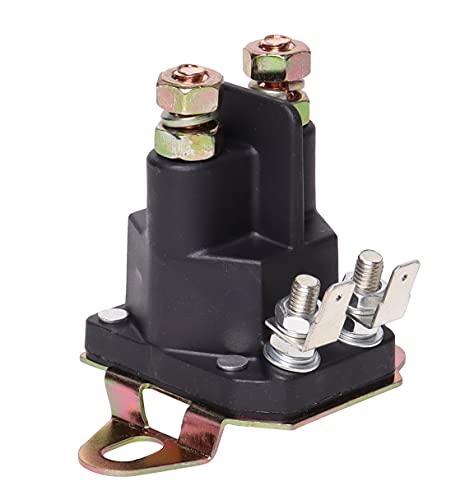 Poweka Relais Solénoïde Demarreur Compatible avec Briggs & Stratton Hus-qvarna Poulan AYP 145673 146154 12V