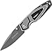 Schrade SCH224 6.6in High Carbon Stainless Steel Folding Knife with 2.8in Drop Point Blade and Aluminum Handle for Outdoor Survival, Camping and EDC