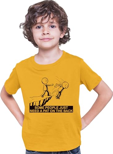 Go All Out Some People Just Need A Pat On The Back Funny Gift Mens Women Youth T-Shirt