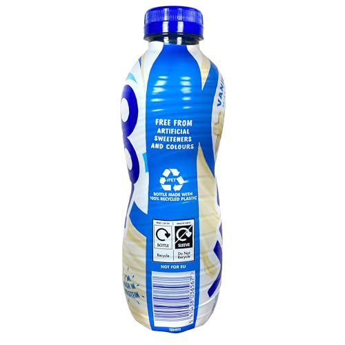 YAZOO Vanilla Milkshake Milk Drink, High in Protein & Calcium, 400 ml (Pack of 10)