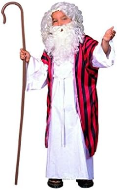 OvedcRay Moses Child Costume Shepherd Religious Biblical Joseph Jesus Play Kids
