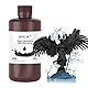 Water Washable ABS Like Resin, JAMG HE Water Washable Art Engineering Photopolymer Resin Toughness Non-Brittle & High Precision Low Odor for LCD DLP SLA 405nm Resin (500g, Black)