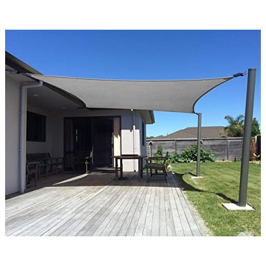 Best umbrella shop townhall coimbatore FLY HAWK Rectangle Patio Sun Shade Sail