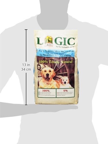 Image of NATURE'S LOGIC Dry Dog Food - Sardine Meal Feast Dry Kibble, 4.4 lb