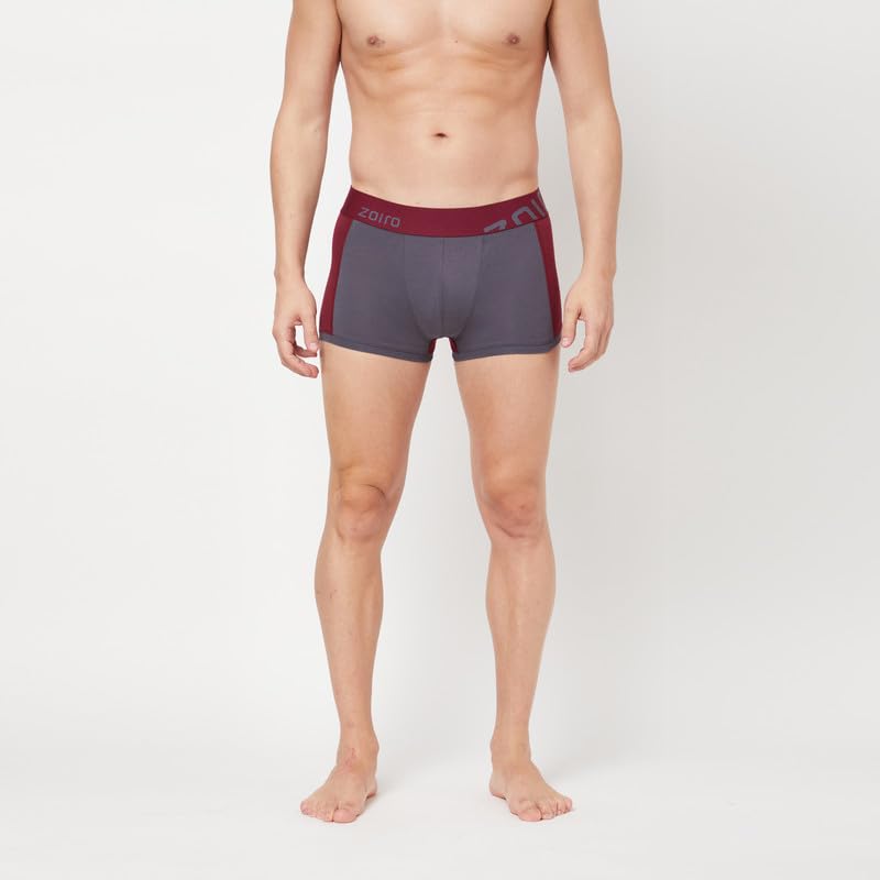 Image of Zoiro Men's Soft Cotton Blend Solid Trend Trunk (Pack of 2) |Colours May Vary