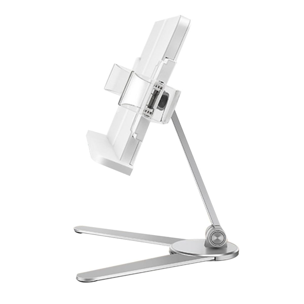 Kompakter Leseständer in Silber aus ABS Verstellbarer Buchhalter mit Multifunktionaler Nutzung und Kreativem Einfachem Design für Schulbücher und Zuhause