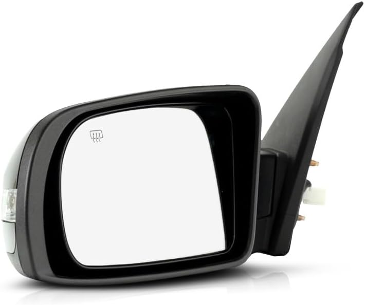 For Nissan Altima 2007-2012 Door Mirror Driver Side | Power | Heated | w/Signal Indicator | Sedan | 3.5L | Hybrid | Paint to Match | Replacement For 96302-JA04C, 96302-JB14E | NI1320164
