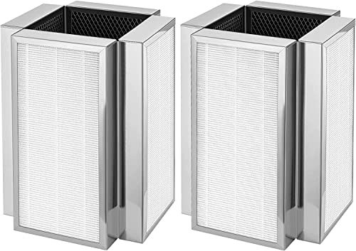 50 Replacement Filter H13 True HEPA Compatible with Air Purifier 3 in 1 Filtration Contains Pre-Filter, H13 True HEPA and Activated Carbon Layer, 2 Pack