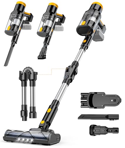 LIVOWALNY Cordless Vacuum – DeWalt 20V Battery Compatible