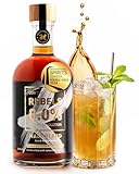 REBELS 0.0% alkoholfreie Whiskey Alternative Malt Blend | Doppelt destilliert für intensives Aroma | Crafted in Switzerland | Vegan | Nur zum Mixen geeignet | Für Cocktails alkoholfrei | 500 ml