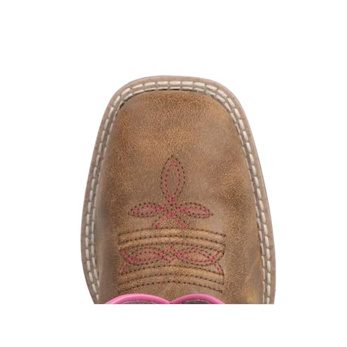 Image of Smoky Mountain Boots Girls' Tracie Square Toe Leather Western Cowgirl Boots