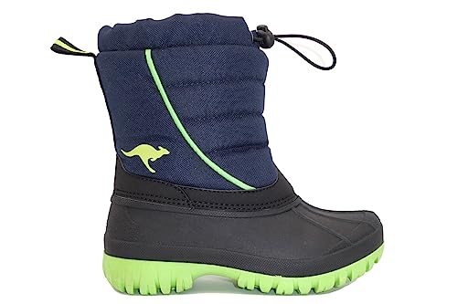 KangaROOS Jungen K-ben Schneestiefel, Blau, 36 EU