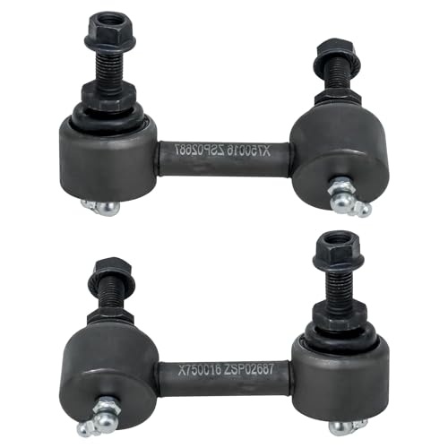 Image of Detroit Axle - 8pc Front End Control Arms Kit for 03-07 Cadillac CTS, 4 Tie Rod Ends 2 Lower Control Arms with Ball Joint 2 Stabilizer Sway Bars 2003 2004 2005 2006 2007 Replacement
