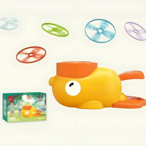 �t���C���O�f�B�X�N�����`���[ �O�V�� �t���C���O�f�B�X�N �������� ���ő��삷��|�b�v�A�b�v�t���X�r�[�������� �e�q�̌� ���ԉ~��8�� ����l�b�g2�� �h��}�X�N1���𑕔� �����ł����O�ł��v���C�\ �q�������̑��蕨 (E)