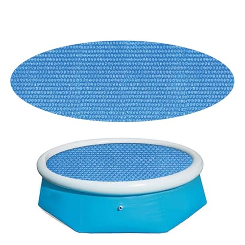 YNPQTDS Cubierta solar para piscina – Lámina solar con burbujas de aire, aislante del calor, cubierta plegable para calentar para piscina al aire libre jardín