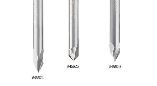 Miniatura 4 de Amana Tool - 45625 Ranura en V de carburo macizo de 90 grados x 14 de diámetro x 916 x 14" vástago