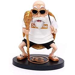 Figura De Acción De Adorno De Escritorio De Juguete Modelo Master Roshi Estatua De Personaje Animado, para Regalos Y Decoración del Hogar,Amarillo