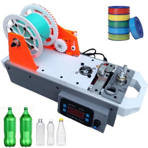 Reciclador de botellas de plástico para crear filamento de impresora 3D con extrusor digital